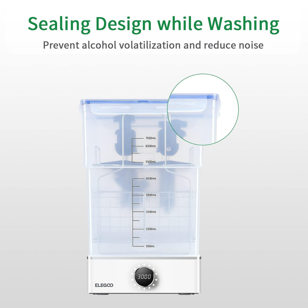 ELEGOO Mercury X Bundle Wash and Cure Station Set, Newly Design Separate Washing Machine and UV Resin Curing Machine for LCD/DLP/SLA Saturn Mars Photon S Photon Mono 3D Printed Models ELEGOO