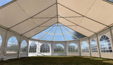 DELTA 40'x21' PVC Marquee Tents for Parties, Large Party Tent, Outdoor Wedding Tent, Heavy Duty Fire Retardard Waterproof Canopy, Carpas para Fiestas, Outdoor Event + Storage Bags DELTA