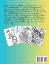 Dragons Unleashed: A Majestic Coloring Journey WoodArtSupply