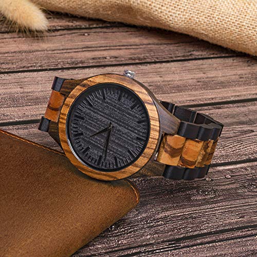 kullder Personalized Groomsmen Gifts for Wedding Engraved Watch for Best Man to Men Custom Wooden Watches for Men Personalized Groomsmen Gifts Ideas kullder