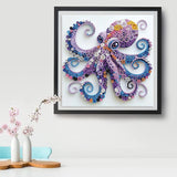 3 Pack Marine Animal Special Shape Diamond Art Kits for Adults,5D Diamond Painting Kits for Beginner, DIY Diamond Crystal Rhinestones Painting Kits for Home Wall Decor Gift 12 X 12inch Kaixine