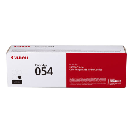 Canon Genuine Toner, Cartridge 054 Black (3024C001) 1 Pack Color imageCLASS MF641Cdw, MF642Cdw, MF644Cdw, LBP622Cdw Laser Printers Canon