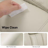 EONIX Triple Motor Lay Flat Power Lift Recliner Chair for Elderly with Adjustable Headrest, 400lbs Electirc Lift Chair for Living Room, Lumbar Pillow, Extended Footrest, Cream White EONIX