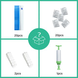 AJOYIB 3D Printer Filament Storage kit 20pcs Vacuum Storage Sealing Bags with Desiccants & Pump Moisture Proof Filament Dry 30 * 34cm AJOYIB