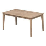 Harper & Bright Designs Kitchen Dining Table Set for 6, Classic and Traditional Style 6 - Piece Dining Set, Includes Dining Table, 4 Upholstered Chairs & Bench (Natural Wood Wash) Harper & Bright Designs