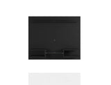 Manhattan Comfort Plaza Floating Entertainment Center for Living Room, Wall Mounted TV Stand with Display Shelves, Wire Management & Mounting Hardware, Fits up to 50" Screens, Black Manhattan Comfort