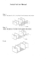 Salafey Expandable Bamboo Desktop Bookshelf - Versatile Organiser for Home and Office Salafey