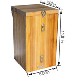 TOOBEETT Mason Bee House Wax Coated Mason Bee Hive Wooden Insect Hotel Carpenter Bee House for Outdoors Attracts Peaceful Bee Pollinators to Your Garden TOOBEETT