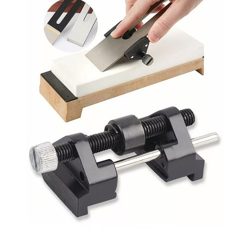 Fdit Sharpening Jig for Chisels and Planes - Cast Iron and Stainless Steel Honing Guide with Adjustable Blade Angle - Versatile Use for Woodworking Tool Sharpening Fdit