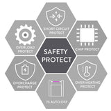 SUPRUS Electric Candle Lighter USB Type C Rechargeable Lighter Steel Shell & Hanging Hook with 360° Flexible Neck (Black) SUPRUS