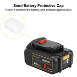 waitley 20V 6.0A Replacement Battery Compatible with Dewalt DCB200 DCD DCF DCG Series Cordless Power Tools waitley