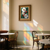 MOER SKY Beautiful Ladybugs Daisy Diamond Painting Art Kit for Adults, Spring Diamond Art Painting for Beginners, Full Drill Round Gem Art Flowers Painting 12x16 Inch MOER SKY