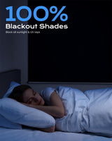 OTUOER 100% Blackout Portable Roller Shades with Magnetic Buckle, No Tools No Drill Cordless Blackout Blinds for Windows, Thermal Insulated Black out Curtains for Bedroom, Travel(35" W x 64" H, Black) OTUOER