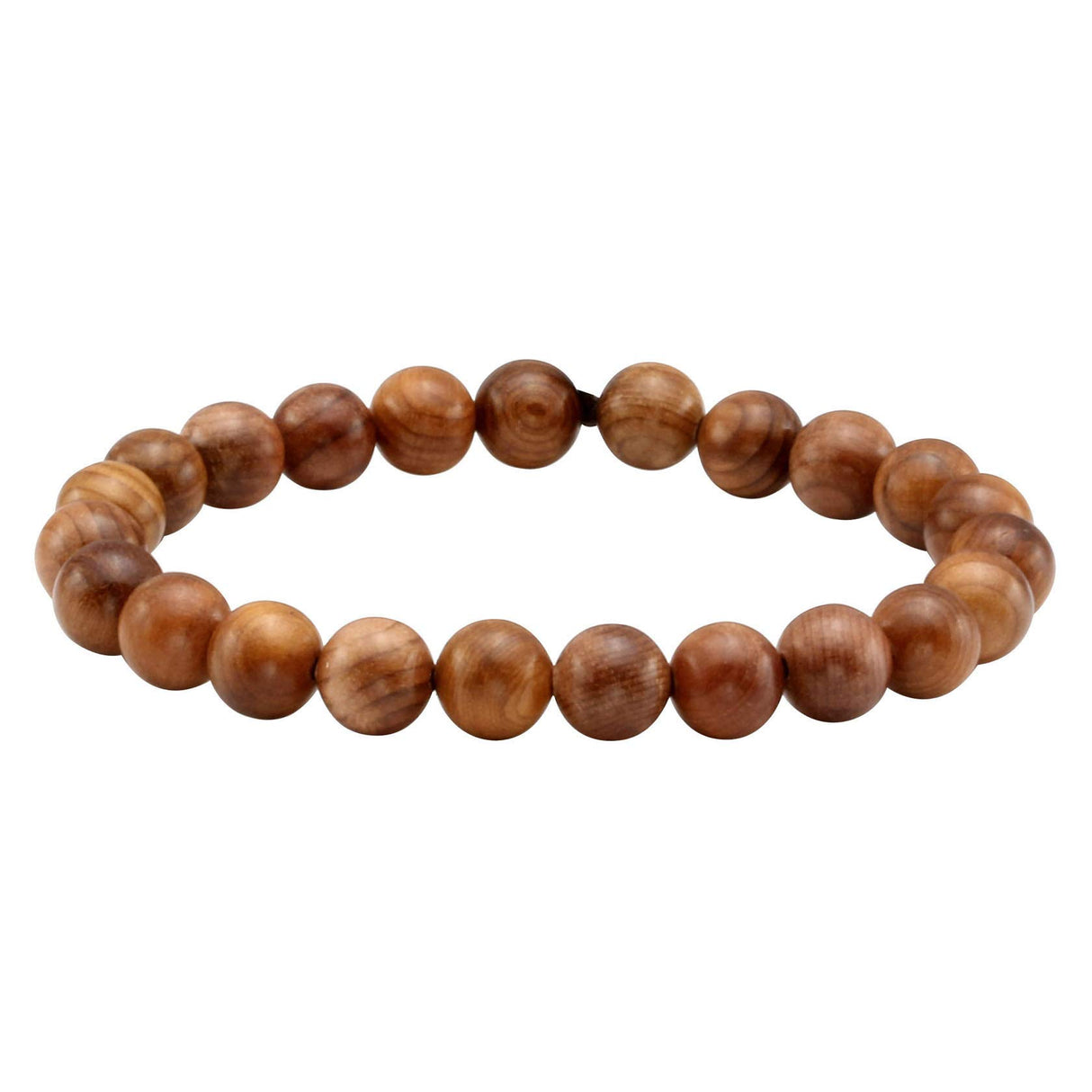 MILAKOO 5 Pcs Wood Prayer Bead Bracelet Mala Beaded Bracelets for Men Women 8mm MILAKOO