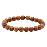 MILAKOO 5 Pcs Wood Prayer Bead Bracelet Mala Beaded Bracelets for Men Women 8mm MILAKOO