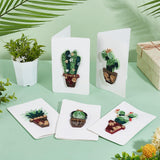 WEBEEDY Paper Quilling Kit 20 Sets DIY Cactus Card Quilling Kit with Paper Quilling Strips Tools and Supplies Greeting Card Making Kits for Beginners DIY Handmade Craft Home Room Wall Decor Gift WEBEEDY