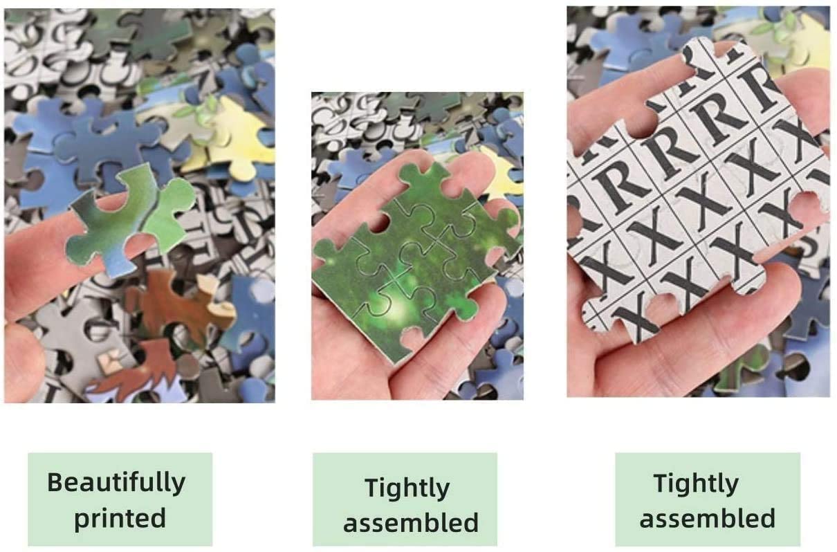 Fighting Irish of Notre Dame 500 Piece Jigsaw Puzzle Wooden Jigsaw Puzzle Farm Farmhouse Children and Adolescents Educational Training Decompression Resistant Difficult Play Games WoodArtSupply