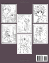 Anime Coloring Book for Teens: 50 Stunning Pages of Japanese Anime Characters, Kawaii Girls in Fashion Styles, And Manga Art To Color For Teenagers and Adults Majosta