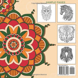 Animals & Mandalas Coloring Book: A Therapeutic Journey of Calm and Joy in Every Colorful Page Majosta