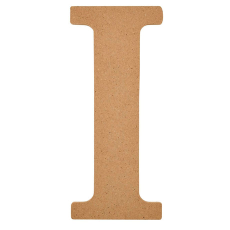Plaid Wood Unfinished Letter, 8" Wooden Surface Perfect for DIY Arts and Crafts Projects, 63588, 8 inch Plaid