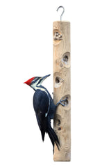 Kettle Moraine Large Cedar Suet Log Feeder for Woodpeckers and Chickadees Kettle Moraine