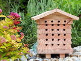 Wildlife World Interactive Wooden Bee House - Pollinator Bee Management System Wildlife World