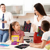 FUNNYB&G Rainbow Scratch Paper Art for Kids - 60 Pcs Magic Rainbow Scratch Paper Off Set Scratch Crafts Arts Supplies Kits Pads Sheets for Party Games Christmas Birthday Easter Gifts FUNNYB&G