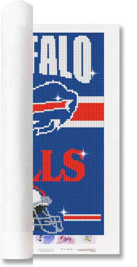 DIY Diamond Art Painting Football Kit for Adults, 5D 12x16 Inch Full Round Drill, Sports Wall Decor for Home WoodArtSupply