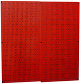 Wall Control 30-P-3232R Red Metal Pegboard Pack Wall Control