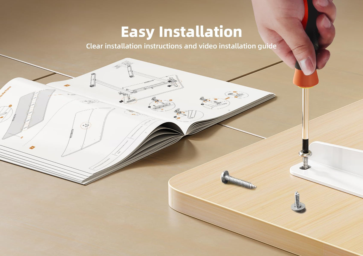 YDN Electric Standing Desk, 55x24 Inch Stand up Desk Adjustable Height, Sit Stand Home Office Desk with Splice Board, Natural YDN