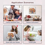 SJUTOUCI Diamond Art Painting Kits for Adults, 5D Tree of Life Special Shape Diamond Art for Beginners, Crystal Rhinestones Dots Bead Art for Home Wall Decoration Gift 12×12inch SJUTOUCI