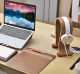 SAMDI Wood Headphone Stand, Headphones Hanger Holder Mount Omega Compatible for Sony, Bose, Shure, Jabra, JBL, AKG Gaming Headphones Display et. SAMDI