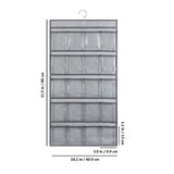 TEMUORG 2 Pcs Sunglasses Organizer Storage Sunglass Holder for Wall Hanging Eyeglass Organizer for Multiple Glasses (GRAY) TEMUORG