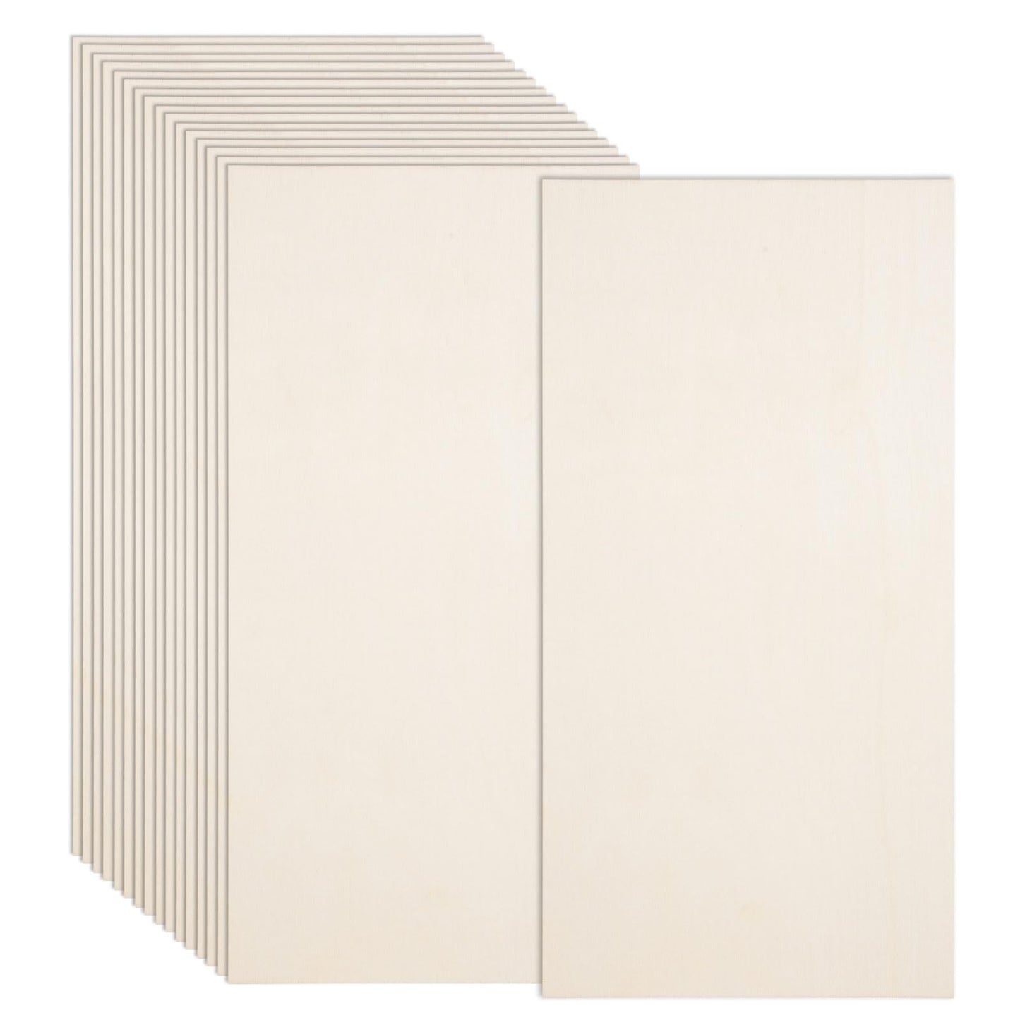 12 Pack Basswood Plywood Sheets 6x12x1/8 Inch-3 mm Thick Unfinished Plywood Sheets Thin Basswood Sheets Boards Craft Wood Sheets for DIY Crafts, Laser Projects, Painting, Wood Burning,Model M - WoodArtSupply