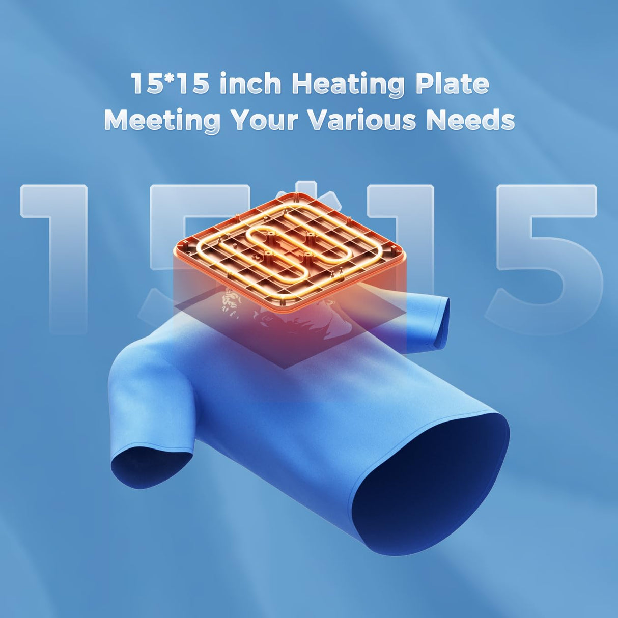 SCULPFUN H1 Upward Pressure Auto Heat Press Machine,3 Levels Adjustable Pressure Up to 176lb,Fast and Even Heating with Smart Control for DTF,T-Shirts,Sublimation,Vinyl,Heat Transfer Projects,15"x15" SCULPFUN