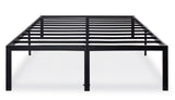 Olee Sleep 18 Inch Heavy Duty Steel Bed Frame with Anti-Slip Support & Noise-Free Assembly, King Size, Black Olee Sleep