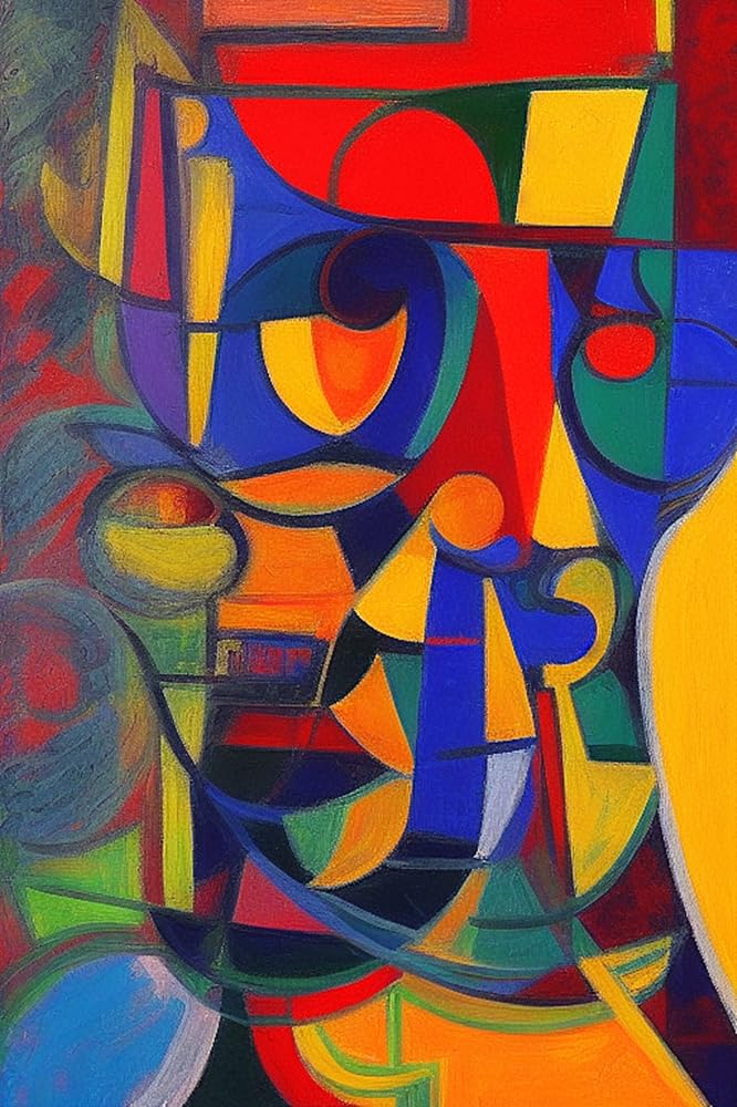 NIHO-JIUMA Adult 5D Diamond Painting Kits Modern Abstract Art, DIY Full Drill Diamond Art Gift for Adult/Teen, Home Decor (40x50cm/16 x20 inch) NIHO-JIUMA