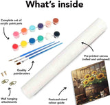 Sunflower Paint by Numbers Kit for Adults Beginner,Paint by Number Kits on Canvas for Adults Beginner,Digital Oil Painting Kits for Home Wall Decor 19.6X15.7 Inch (Without Frame) Kaixine