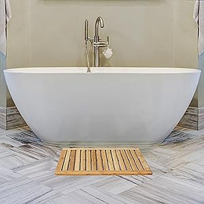 Oceanstar FM1163 Bamboo Bath Mat - WoodArtSupply