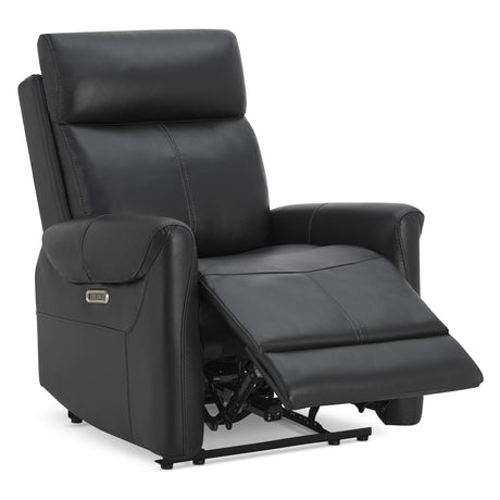 KISLOT Leather Recliner Chair for Adults Wall Hugger RV Recliner with USB Charging Ports Electric Power Reclining Sofa for Living Room Home Theater Seating Bedroom KISLOT