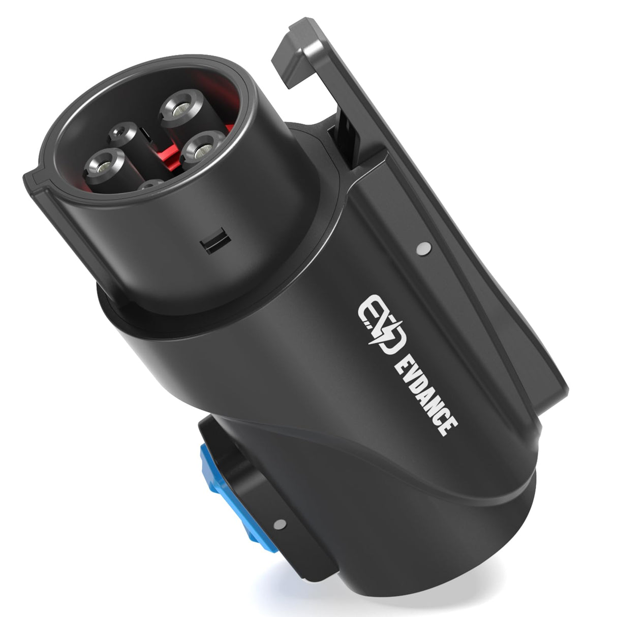 EVDANCE NACS to J1772 Charging Adapter - Max 80 Amp & 250V J1772 EV Adapter Compatible with Tesla High Powered Connectors Destination Chargers and Mobile Connectors (Black) EVDANCE