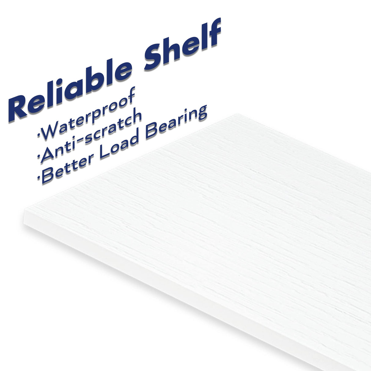 NUMENN 5 Tier Bookshelf, Tall Bookcase Shelf Storage Organizer, Modern Book Shelf for Bedroom, Living Room and Home Office, White NUMENN