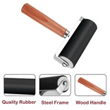 FVIEXE 8PCS 4x6 Inch Linoleum Carving Blocks for Printmaking, Rubber Linocut Block Stamp Making Kit with Wood Carving Tools and Rubber Brayer Roller, Soft Stamp Carving Kit for DIY Crafts FVIEXE