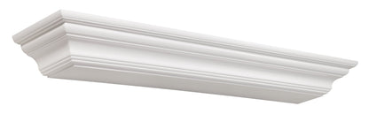 Pearl Mantels 618-72 Crestwood Mantel Shelf, 72-Inch, White