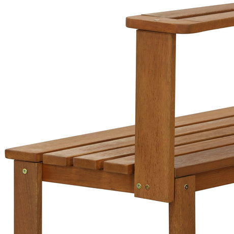 Furinno FG17478 Tioman Outdoor Patio Furniture Hardwood Potting Bench, Natural Furinno