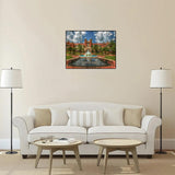 Tallahassee Florida United States Full Drill DIY 5D Diamond Painting by Number Unique Kits Home Wall Decor Crystal 12x16 Inch PUAGEMTI