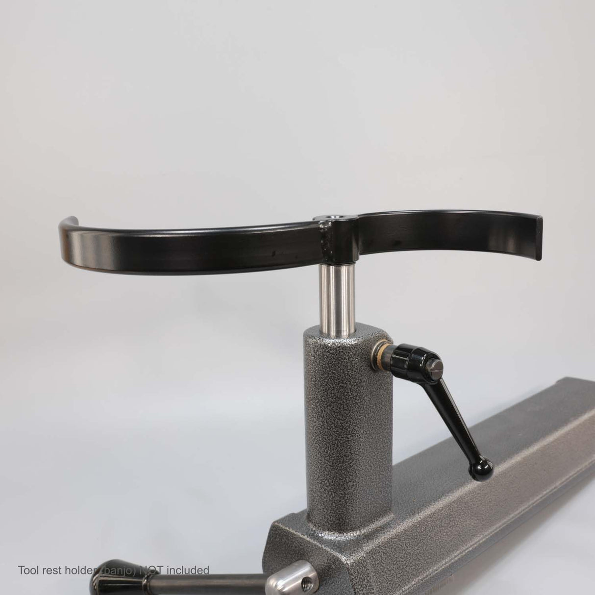 Hurricane Turning Tools, S-Curved Tool Rest For Wood Lathe with 8.5" and 5.2" Diameter Curves, 1" Diameter Post, 7" Post Length Hurricane Turning Tools