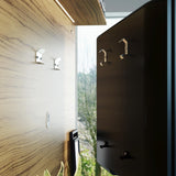 Modern Freestanding Floating Entertainment Center Floating TV Stand Wall Mounted TV Wall Panel for 75 inch TVs Home Theater with LED Strip Pull - Out Drawers and Overhead Shelf Natural Naomi Home