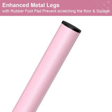 Newest Kitty Design Twin Bed Frames with Bedside Storage Caddy for Girls Metal Platform Twin Size Mattress Foundation Single Beds with Headboard Pink SENLOO