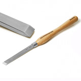 BMWOOD Cryo M2 HSS 25mm Skew Chisel with Handle Length 15",Woodlathe Chisels, Woodlathe Tools. BMWOOD